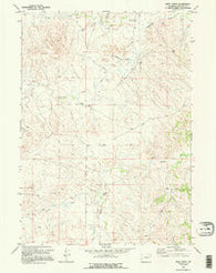 Piney Creek Wyoming Historical topographic map, 1:24000 scale, 7.5 X 7.5 Minute, Year 1970