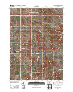 Piney Canyon NW Wyoming Historical topographic map, 1:24000 scale, 7.5 X 7.5 Minute, Year 2012