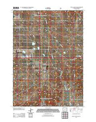 Piney Canyon SW Wyoming Historical topographic map, 1:24000 scale, 7.5 X 7.5 Minute, Year 2012