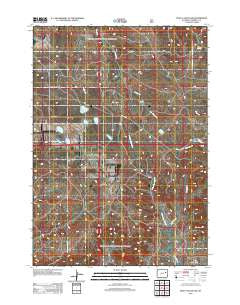 Piney Canyon SW Wyoming Historical topographic map, 1:24000 scale, 7.5 X 7.5 Minute, Year 2012