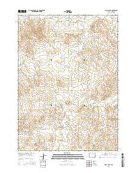 Piney Creek Wyoming Current topographic map, 1:24000 scale, 7.5 X 7.5 Minute, Year 2015