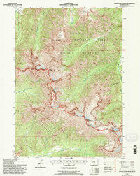 Pinnacle Mountain Wyoming Historical topographic map, 1:24000 scale, 7.5 X 7.5 Minute, Year 1991