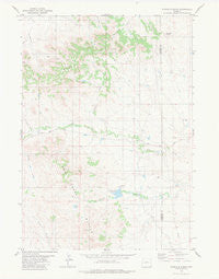Pinnacle Rocks Wyoming Historical topographic map, 1:24000 scale, 7.5 X 7.5 Minute, Year 1981