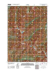 Pinnacle Mountain Wyoming Historical topographic map, 1:24000 scale, 7.5 X 7.5 Minute, Year 2012