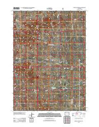 Pinnacle Rocks Wyoming Historical topographic map, 1:24000 scale, 7.5 X 7.5 Minute, Year 2012