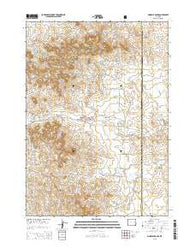 Pinnacle Rocks Wyoming Current topographic map, 1:24000 scale, 7.5 X 7.5 Minute, Year 2015