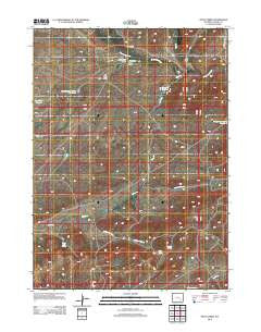 Pinto Creek Wyoming Historical topographic map, 1:24000 scale, 7.5 X 7.5 Minute, Year 2012