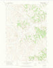 Pitch Draw Wyoming Historical topographic map, 1:24000 scale, 7.5 X 7.5 Minute, Year 1971