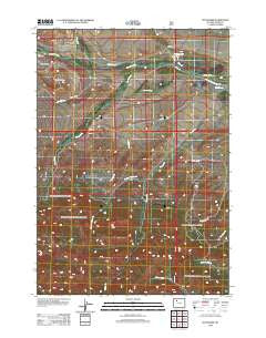 Pitchfork Wyoming Historical topographic map, 1:24000 scale, 7.5 X 7.5 Minute, Year 2012
