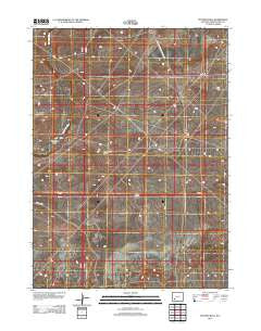 Pittman Well Wyoming Historical topographic map, 1:24000 scale, 7.5 X 7.5 Minute, Year 2012