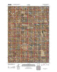 Pleasantdale Wyoming Historical topographic map, 1:24000 scale, 7.5 X 7.5 Minute, Year 2012
