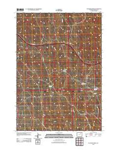 Ploessers Draw Wyoming Historical topographic map, 1:24000 scale, 7.5 X 7.5 Minute, Year 2012