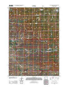 Pocket Creek Lake Wyoming Historical topographic map, 1:24000 scale, 7.5 X 7.5 Minute, Year 2012
