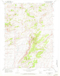 Point Of Rocks SE Wyoming Historical topographic map, 1:24000 scale, 7.5 X 7.5 Minute, Year 1968