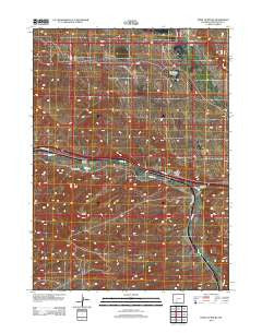 Point of Rocks Wyoming Historical topographic map, 1:24000 scale, 7.5 X 7.5 Minute, Year 2012