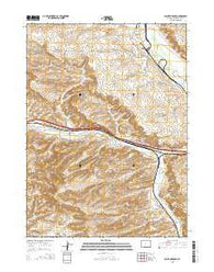 Point of Rocks Wyoming Current topographic map, 1:24000 scale, 7.5 X 7.5 Minute, Year 2015