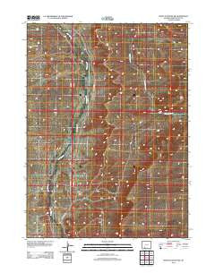 Point of Rocks SW Wyoming Historical topographic map, 1:24000 scale, 7.5 X 7.5 Minute, Year 2012