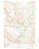 Poison Lake Wyoming Historical topographic map, 1:24000 scale, 7.5 X 7.5 Minute, Year 1949