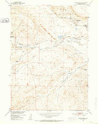 Poison Spider Wyoming Historical topographic map, 1:24000 scale, 7.5 X 7.5 Minute, Year 1951