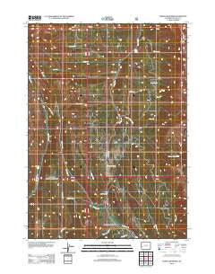 Poison Meadows Wyoming Historical topographic map, 1:24000 scale, 7.5 X 7.5 Minute, Year 2012