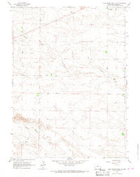 Pole Creek Ranch SE Wyoming Historical topographic map, 1:24000 scale, 7.5 X 7.5 Minute, Year 1963