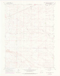 Pole Creek Ranch SE Wyoming Historical topographic map, 1:24000 scale, 7.5 X 7.5 Minute, Year 1963