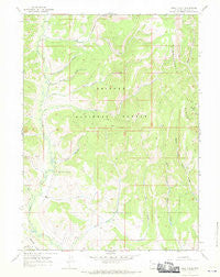 Pole Creek Wyoming Historical topographic map, 1:24000 scale, 7.5 X 7.5 Minute, Year 1967