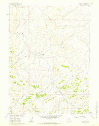 Pole Gulch Wyoming Historical topographic map, 1:24000 scale, 7.5 X 7.5 Minute, Year 1961