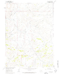 Pole Gulch Wyoming Historical topographic map, 1:24000 scale, 7.5 X 7.5 Minute, Year 1961