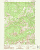Pollux Peak Wyoming Historical topographic map, 1:24000 scale, 7.5 X 7.5 Minute, Year 1989