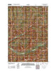 Pollux Peak Wyoming Historical topographic map, 1:24000 scale, 7.5 X 7.5 Minute, Year 2012