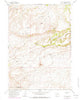 Potato Butte Wyoming Historical topographic map, 1:24000 scale, 7.5 X 7.5 Minute, Year 1965