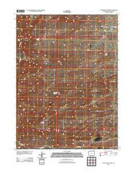 Potter Mountain Wyoming Historical topographic map, 1:24000 scale, 7.5 X 7.5 Minute, Year 2012