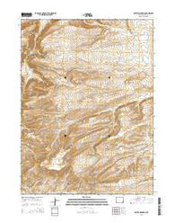 Potter Mountain Wyoming Current topographic map, 1:24000 scale, 7.5 X 7.5 Minute, Year 2015