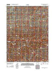 Powder Mountain Wyoming Historical topographic map, 1:24000 scale, 7.5 X 7.5 Minute, Year 2012