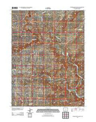 Powder Mountain NE Wyoming Historical topographic map, 1:24000 scale, 7.5 X 7.5 Minute, Year 2012