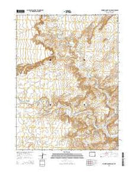 Powder Mountain NE Wyoming Current topographic map, 1:24000 scale, 7.5 X 7.5 Minute, Year 2015