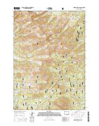 Powder River Pass Wyoming Current topographic map, 1:24000 scale, 7.5 X 7.5 Minute, Year 2015