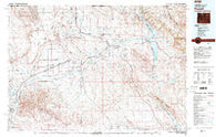 Powell Wyoming Historical topographic map, 1:100000 scale, 30 X 60 Minute, Year 1980