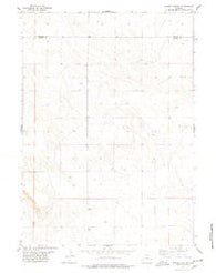 Prairie Center Wyoming Historical topographic map, 1:24000 scale, 7.5 X 7.5 Minute, Year 1977