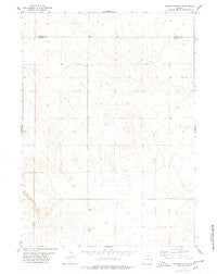 Prairie Center Wyoming Historical topographic map, 1:24000 scale, 7.5 X 7.5 Minute, Year 1977