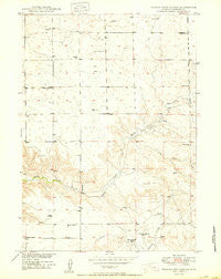 Prairie View School Wyoming Historical topographic map, 1:24000 scale, 7.5 X 7.5 Minute, Year 1950