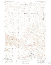 Prairie View School Wyoming Historical topographic map, 1:24000 scale, 7.5 X 7.5 Minute, Year 1950