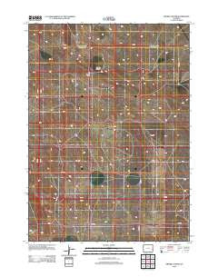 Prairie Center Wyoming Historical topographic map, 1:24000 scale, 7.5 X 7.5 Minute, Year 2012