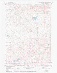Pratts Soda Lakes Wyoming Historical topographic map, 1:24000 scale, 7.5 X 7.5 Minute, Year 1949
