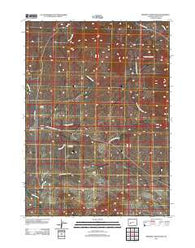 Prospect Mountains Wyoming Historical topographic map, 1:24000 scale, 7.5 X 7.5 Minute, Year 2012