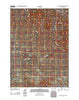 Prospect Mountains Wyoming Historical topographic map, 1:24000 scale, 7.5 X 7.5 Minute, Year 2012