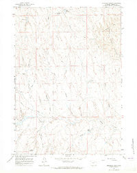 Provence Ranch Wyoming Historical topographic map, 1:24000 scale, 7.5 X 7.5 Minute, Year 1961