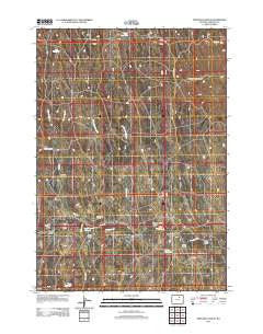 Provence Ranch Wyoming Historical topographic map, 1:24000 scale, 7.5 X 7.5 Minute, Year 2012