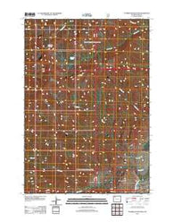 Ptarmigan Mountain Wyoming Historical topographic map, 1:24000 scale, 7.5 X 7.5 Minute, Year 2012